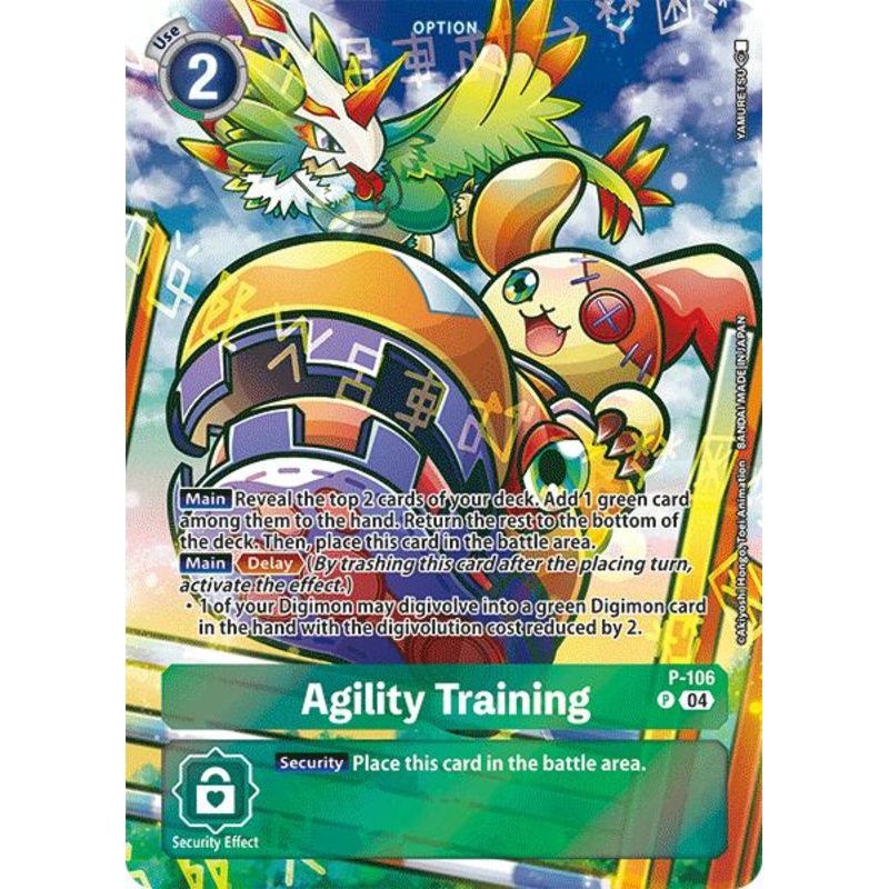 Agility Training [P-106] (Starter Deck 19 Exclusive) [Starter Deck: Fable Waltz Promos]