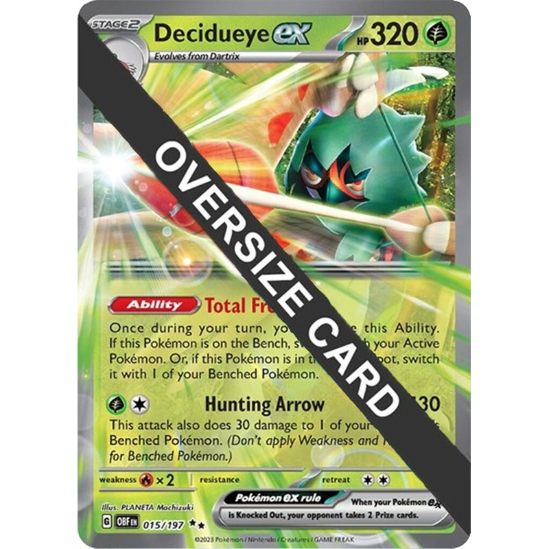 Decidueye ex (015/197) (Jumbo Card) [Miscellaneous Cards]
