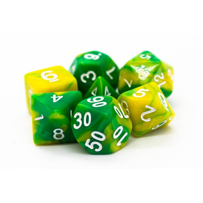 Gamgee’s Garden – 7 Piece Polyhedral Dice Set + Dice Bag