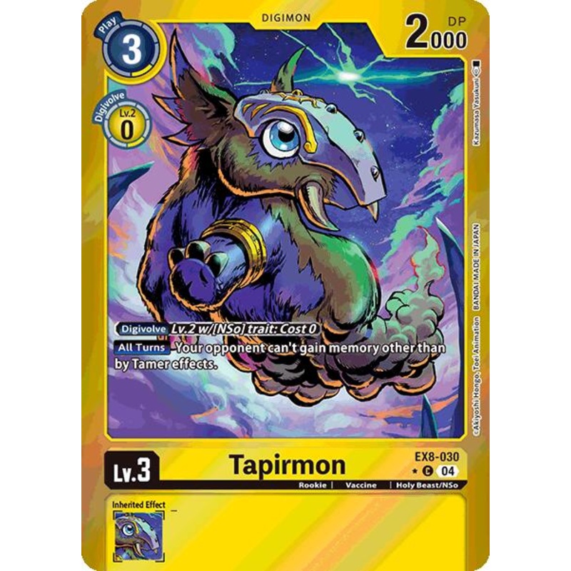 Tapirmon [EX8-030] (Limited Foil) [Chain of Liberation]