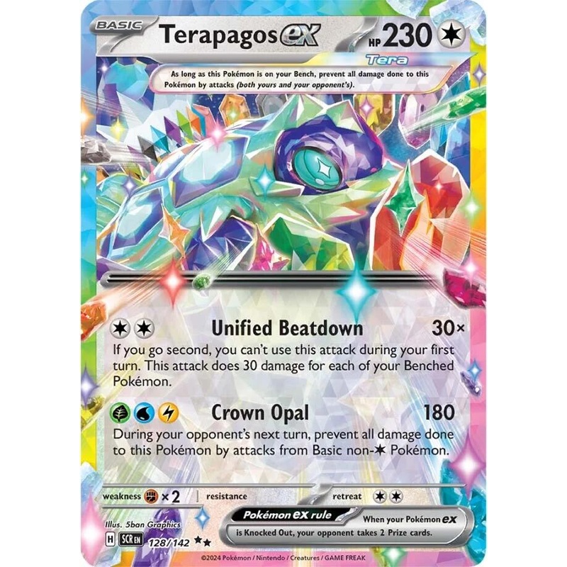Terapagos ex (128/142) [Scarlet & Violet: Stellar Crown]