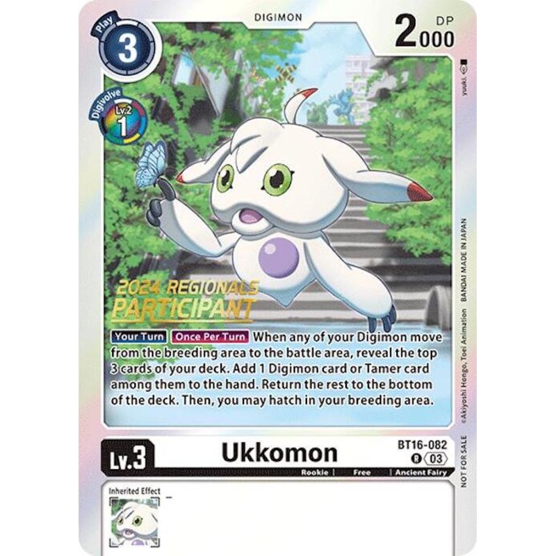 Ukkomon [BT16-082] (2024 Regionals Participant) [Beginning Observer]
