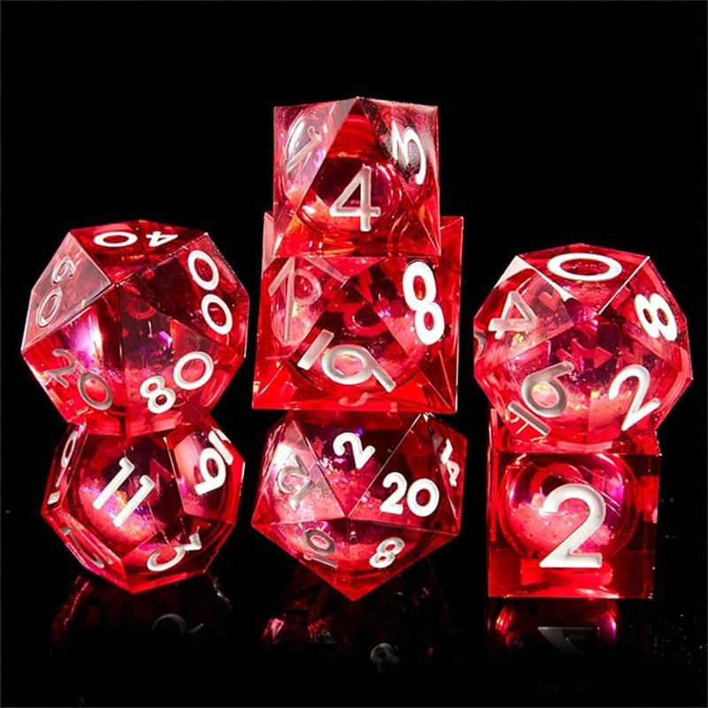 Unicorn Blood – Liquid Core Sharp Edge Dice Set