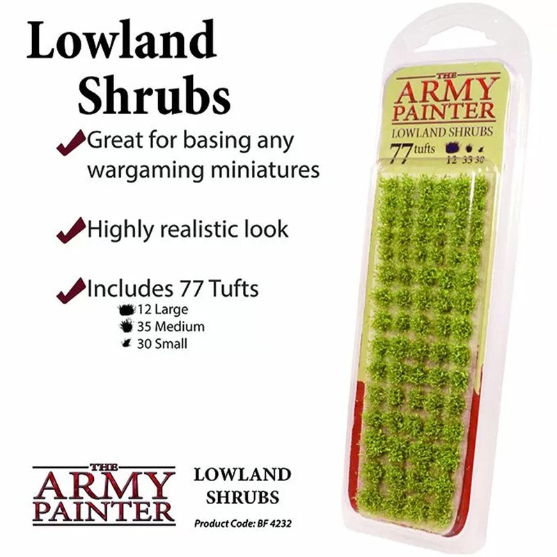 Army Painter Basing Tufts –  Lowland Shrub