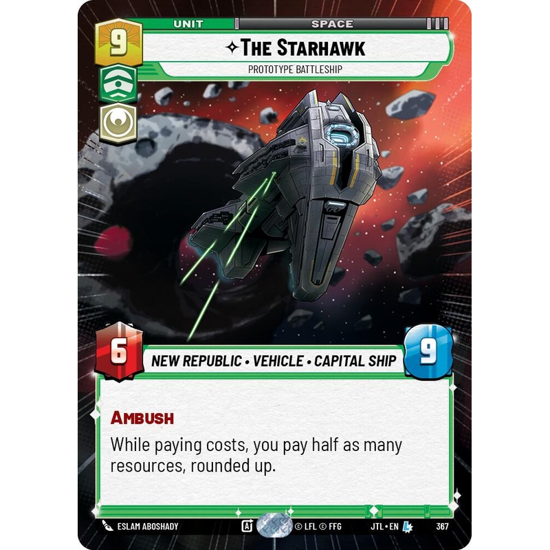 The Starhawk – Prototype Battleship (367) (Hyperspace) (367) [Jump to Lightspeed]